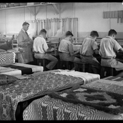 Weaving class, Gosford Boys' Home